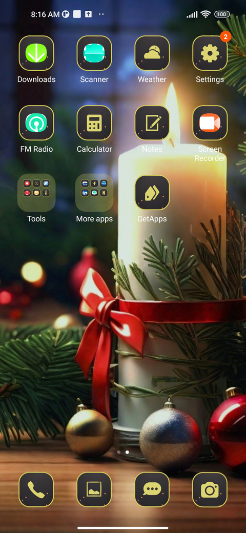 new year candle screenshot