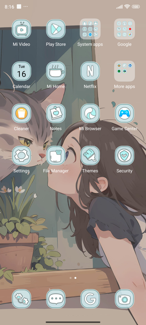 Eye contact cats screenshot