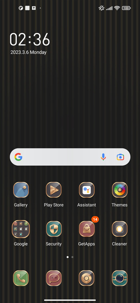 Luxury gold screenshot