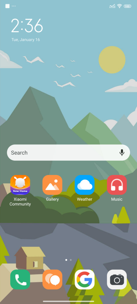 simple green screenshot