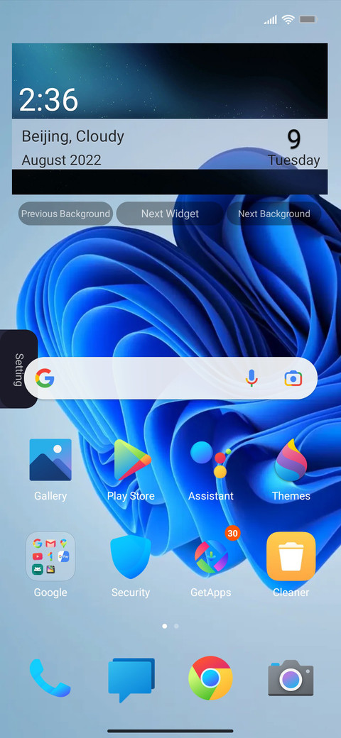 Lavender OS screenshot