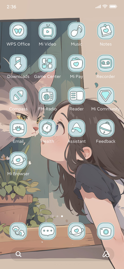 Eye contact cats screenshot