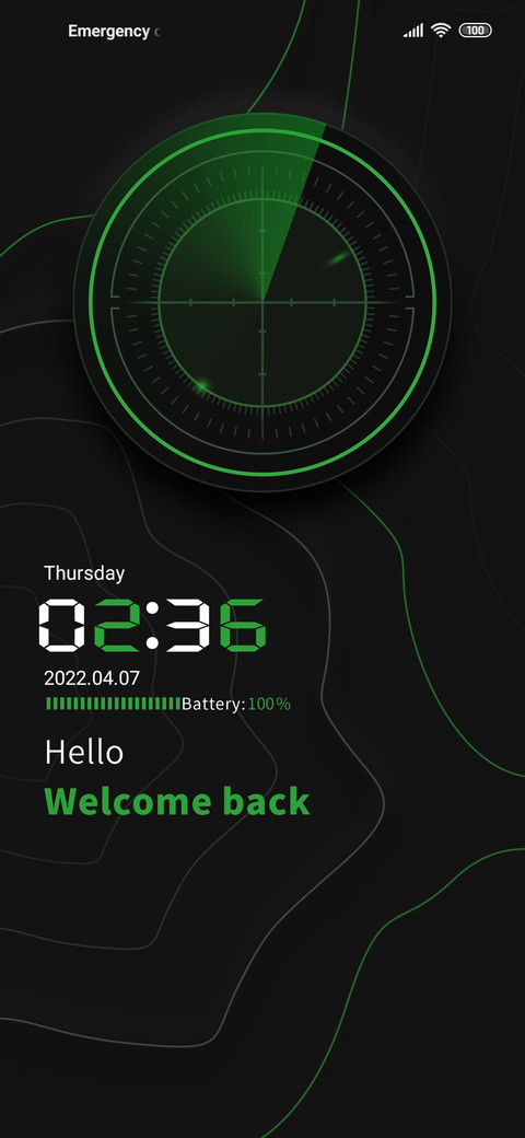 Green Code Radar screenshot