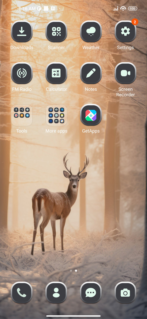 Deer in Woods screenshot