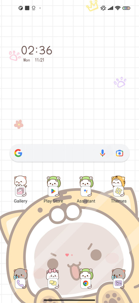 Cat friends circle screenshot