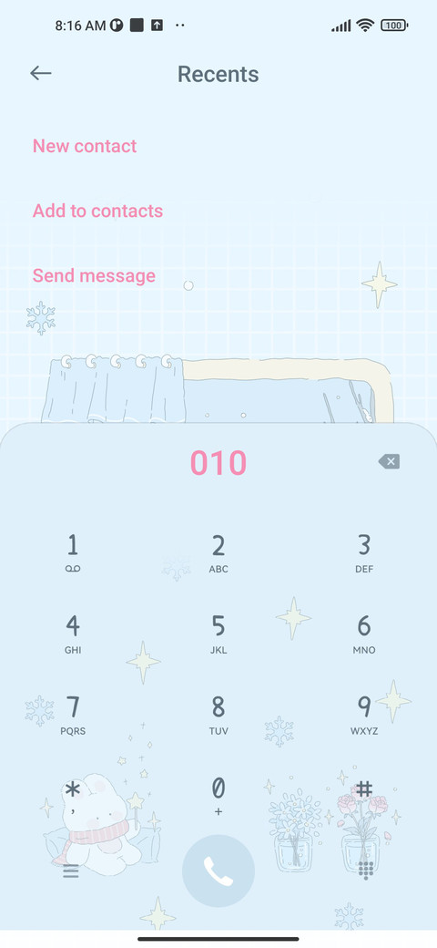Winter window screenshot