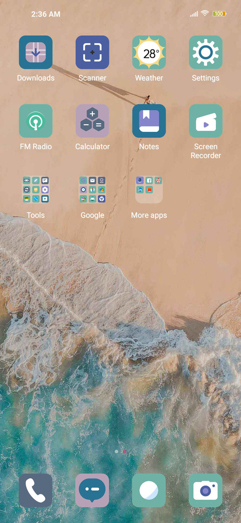 Sandy beach screenshot