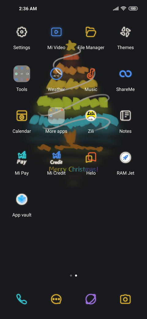 Colorful Christmas screenshot