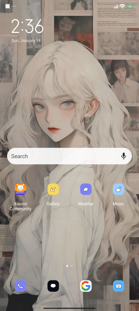 white screenshot