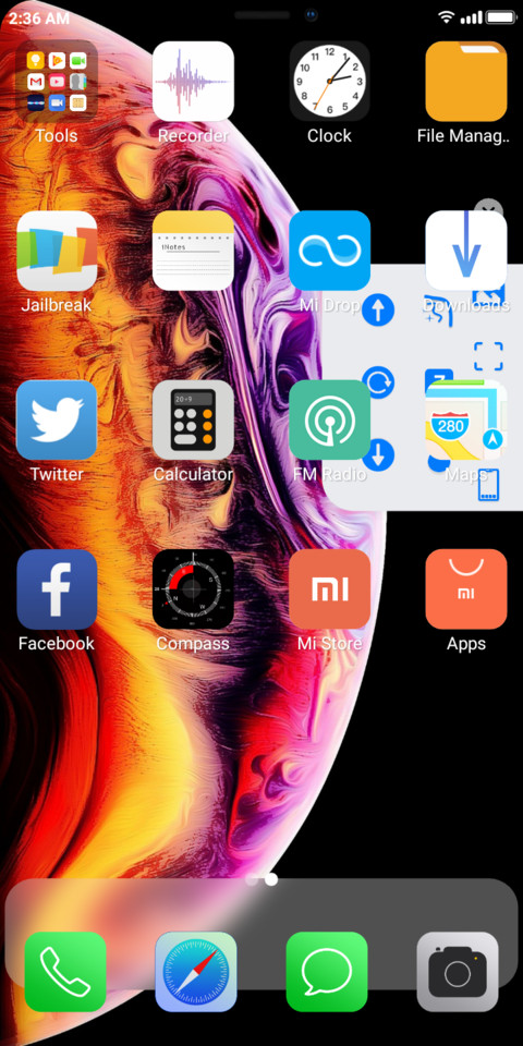 iOS SF Theme V10 screenshot