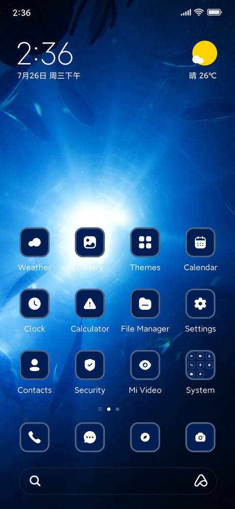Asia blue screenshot