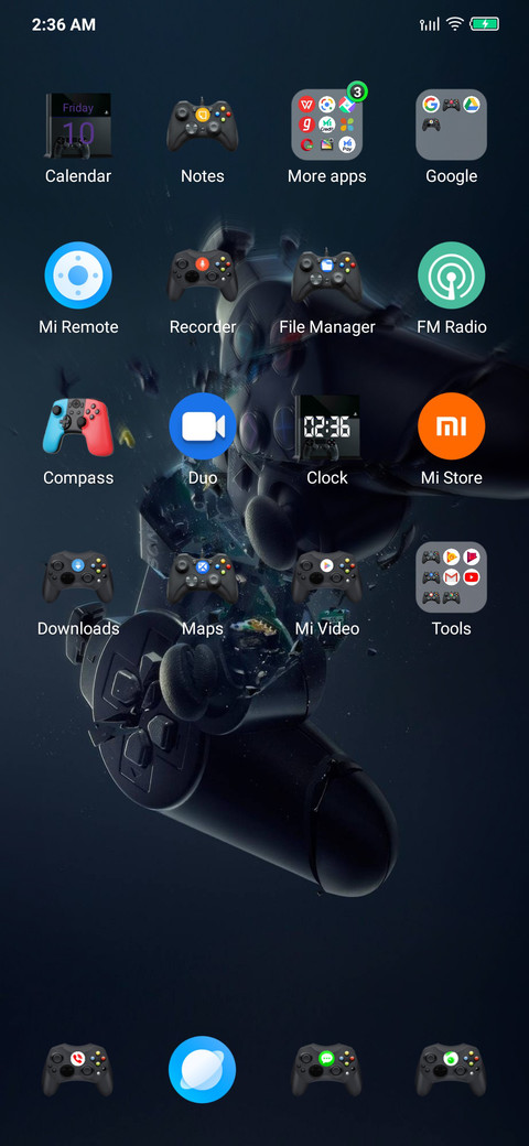 Gamepad screenshot