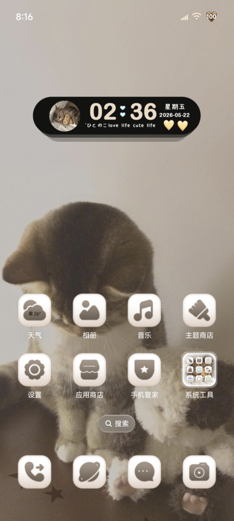 毛茸茸忧郁小猫 screenshot