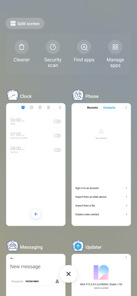 Shark Shake Clock screenshot