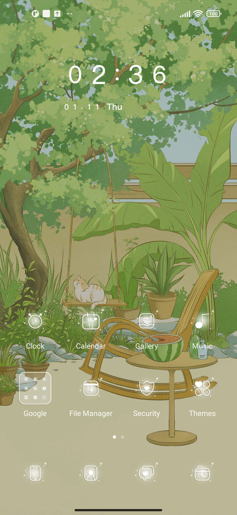 Garden cat screenshot