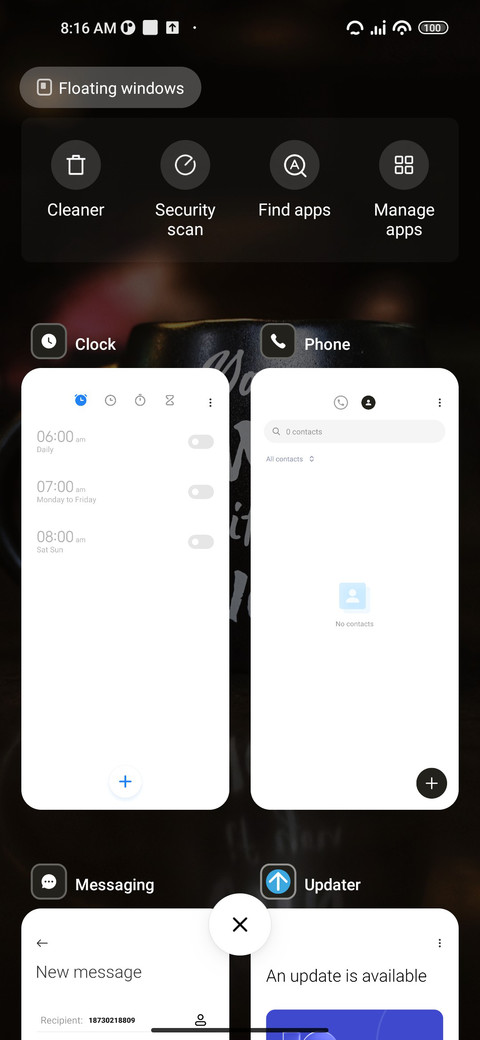 Motivation screenshot