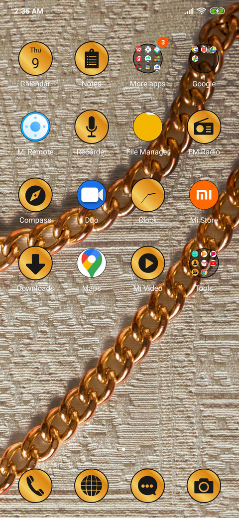 Gold chain_3MDS screenshot