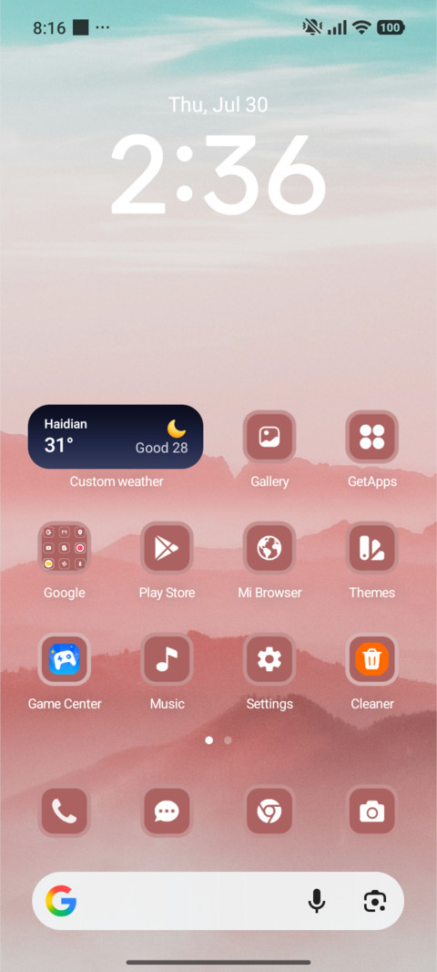 Pink Landscape screenshot