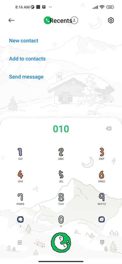 It's snowing today screenshot