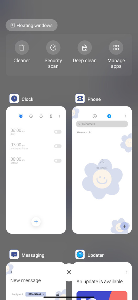 Klein Blue OS screenshot