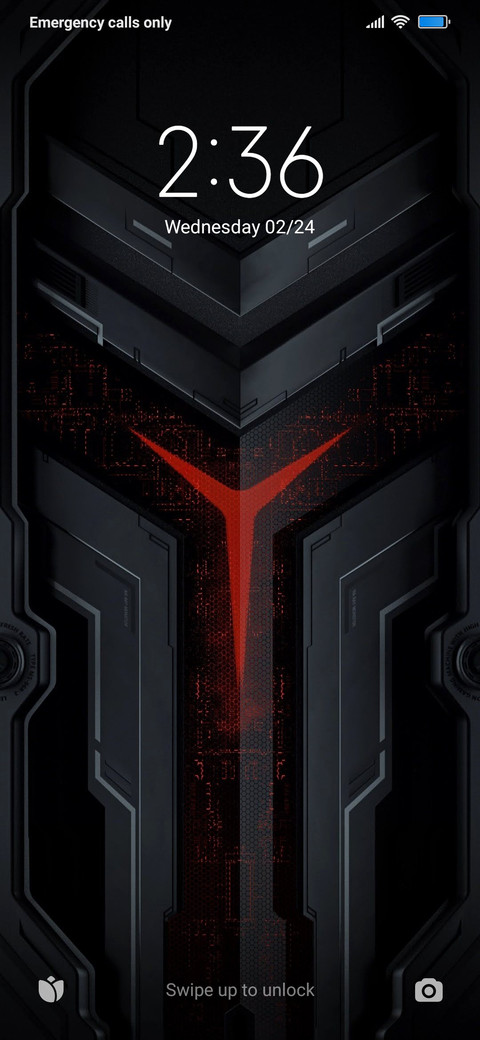 Lenovo Legion UI screenshot
