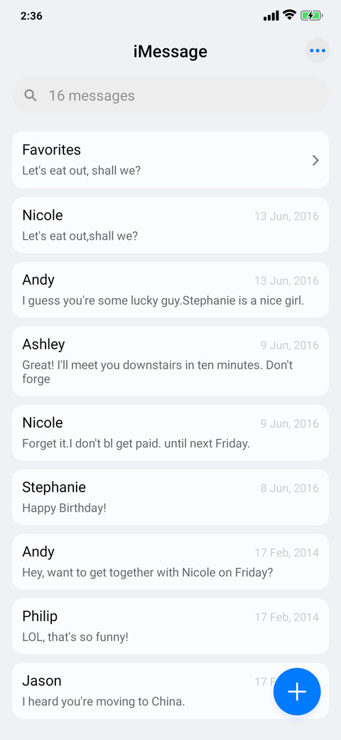 iOS Black v11 screenshot