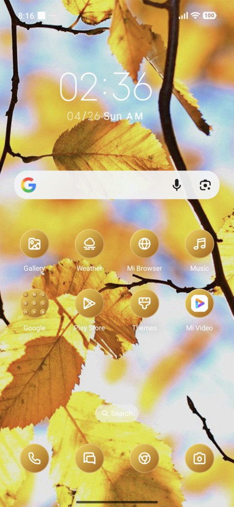 Leaves screenshot