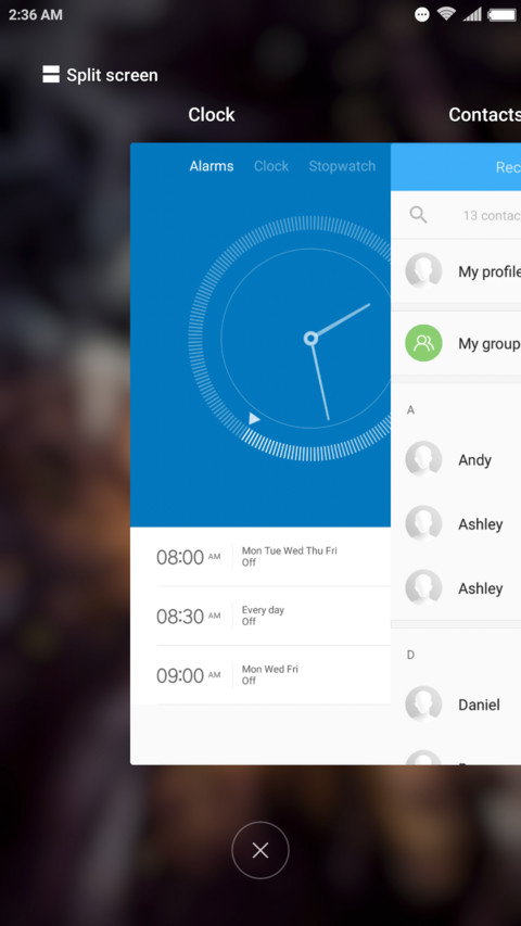 Xperia screenshot