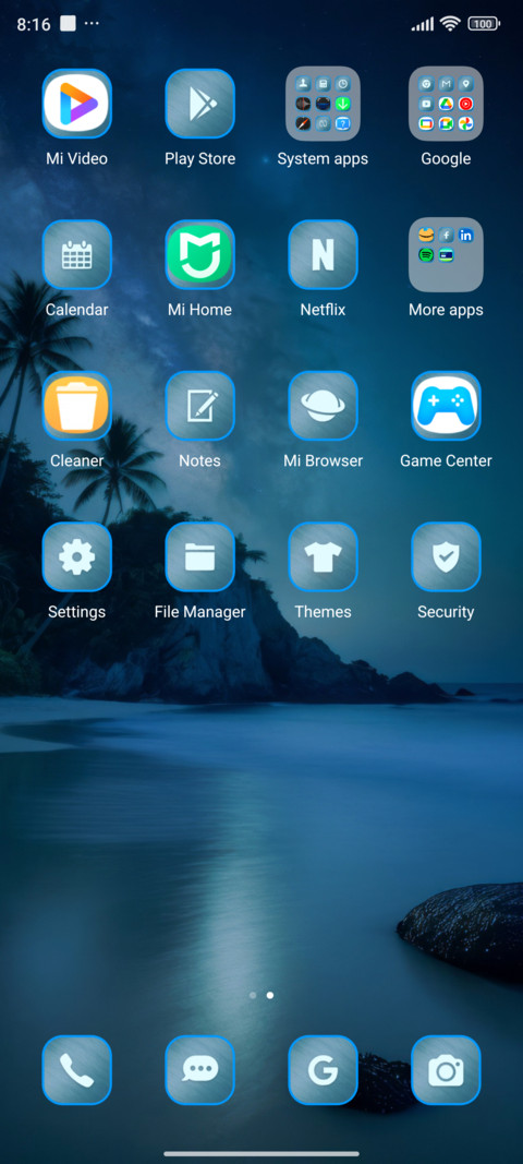 beach night screenshot