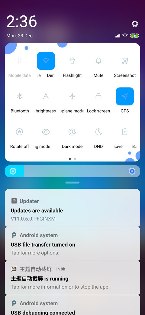 Blue Simpe L v10 screenshot