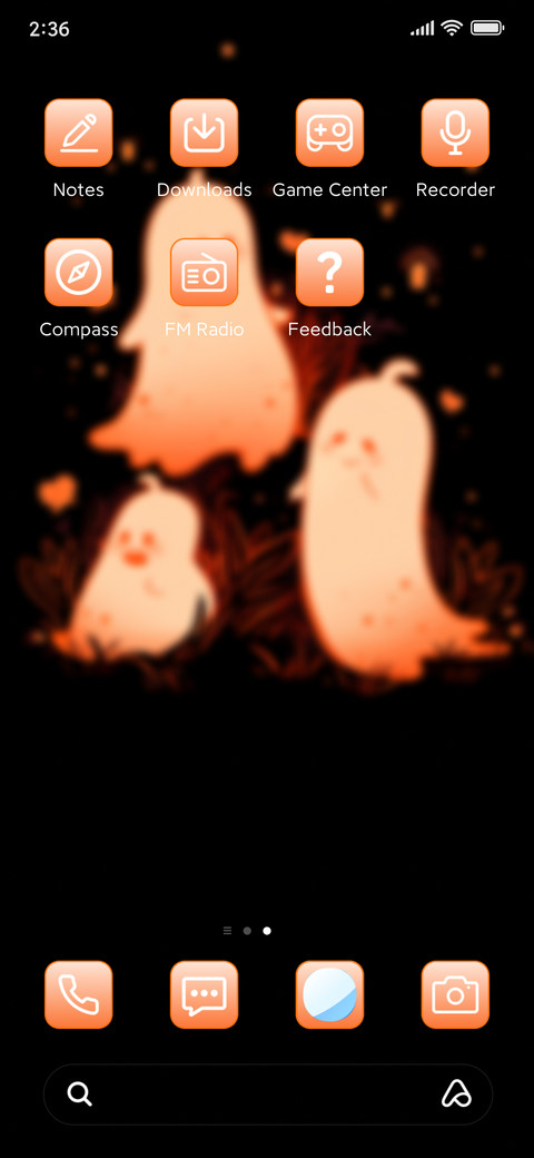 Halloween ghost screenshot