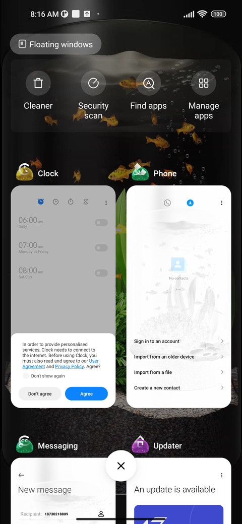 Goldfish screenshot