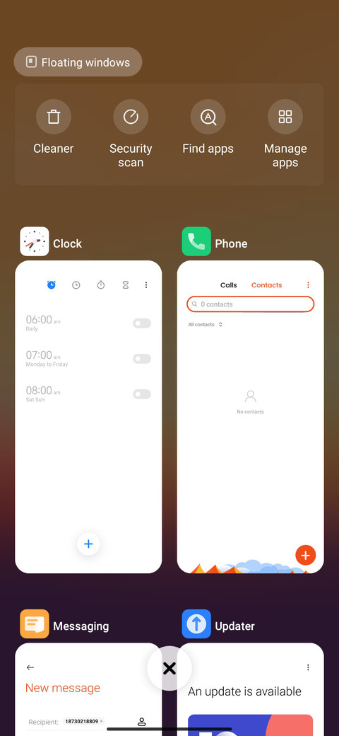 Fantom UI screenshot