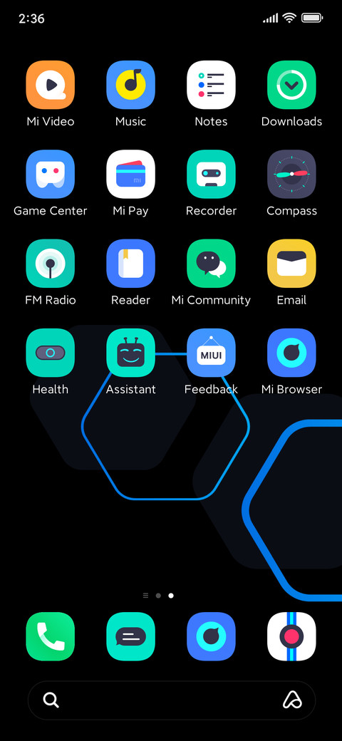 Zen Bluer Lineui screenshot
