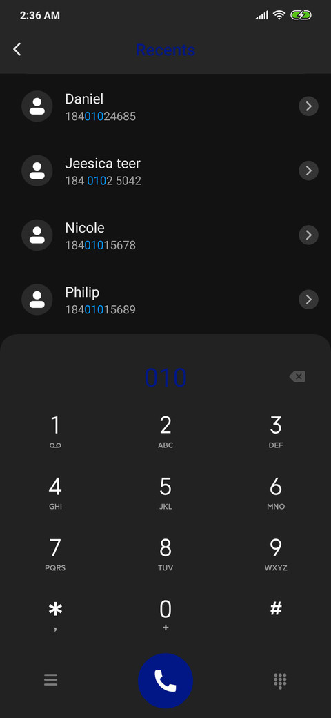 Blue Abstract _3MDS screenshot