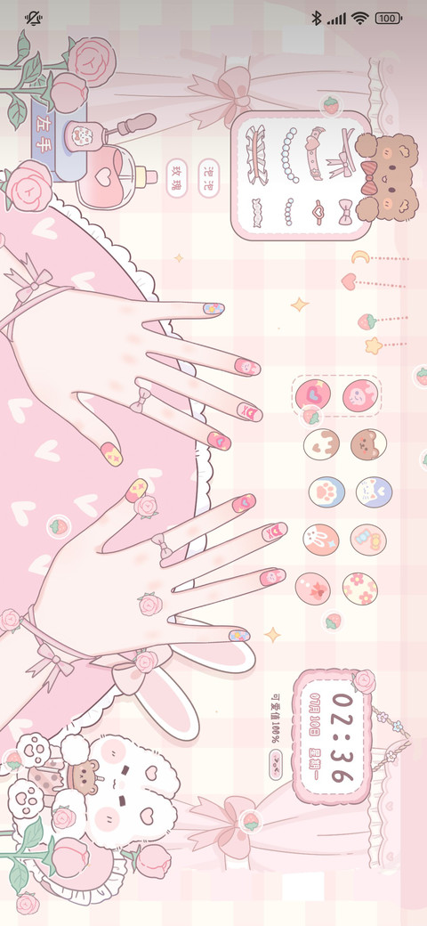 兔兔少女美甲小游戏 screenshot