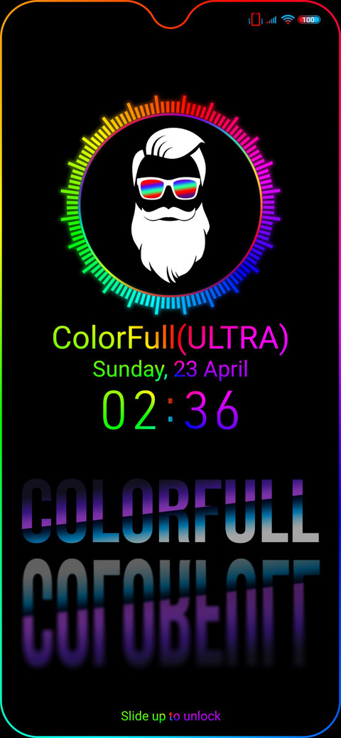ColorfullClock screenshot