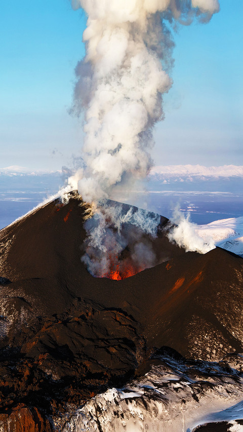 火山风光-拍信图库 screenshot