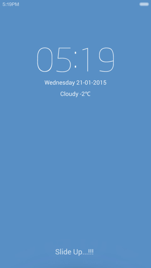 Bluewhite Theme screenshot