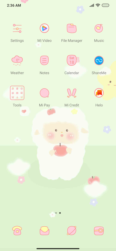 Red apple screenshot