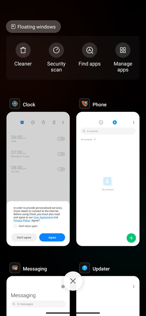 Orange screenshot