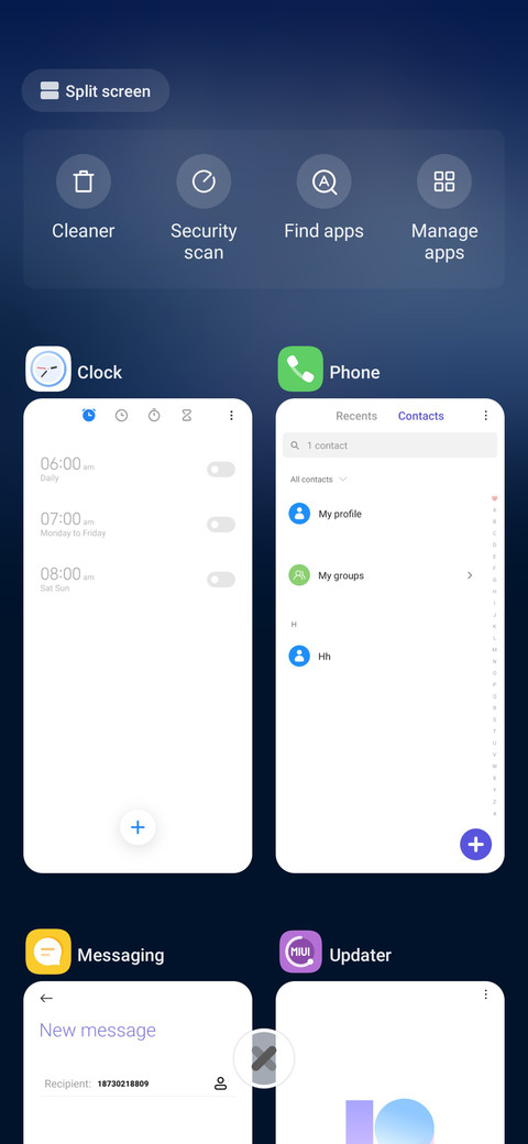 Animation UI screenshot