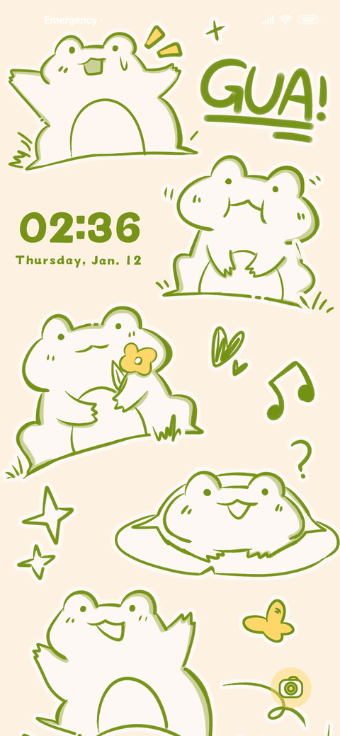 Funny frog screenshot