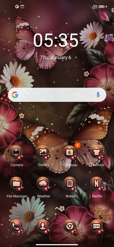Retro luxury screenshot