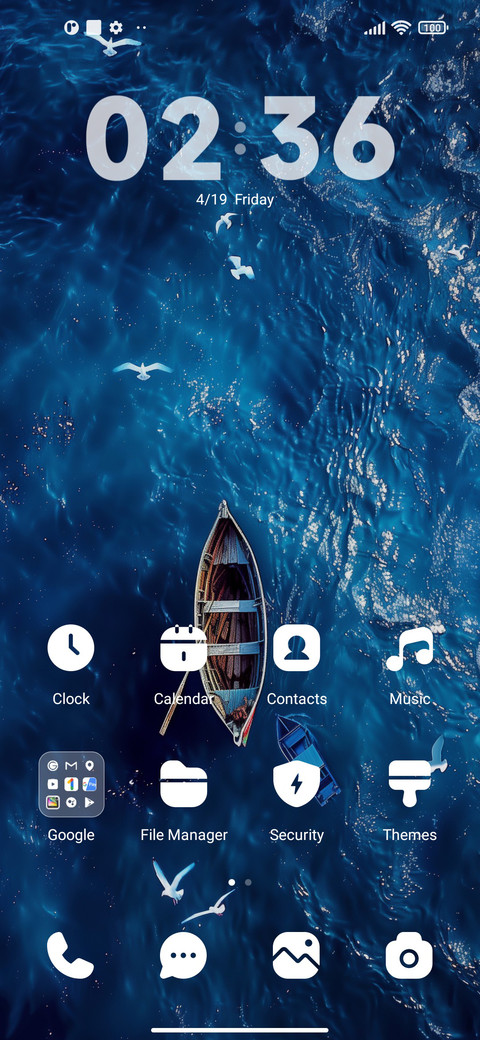 Blue sea screenshot