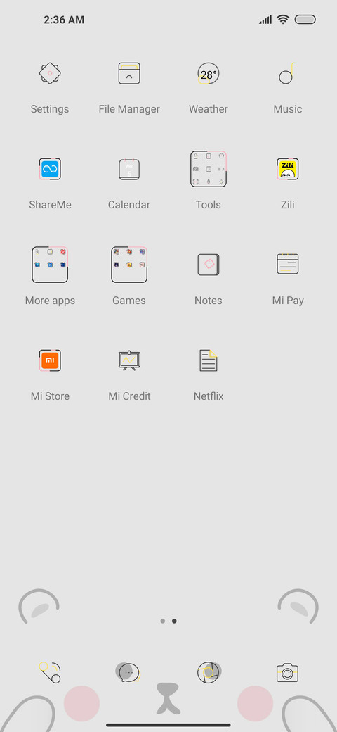 Cute big emoticons screenshot
