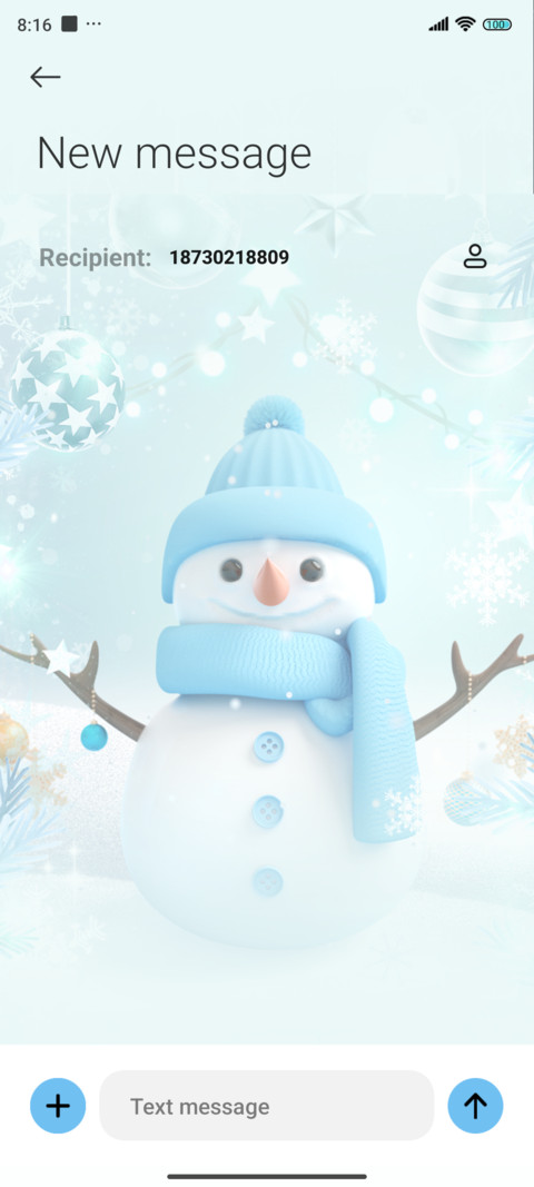 Christmas Snowman screenshot