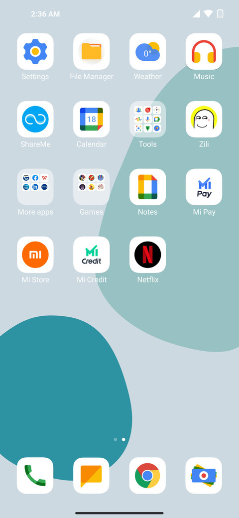 Droid v2 screenshot