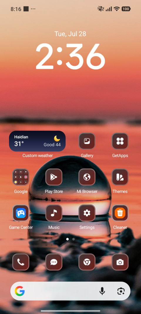 Beach screenshot