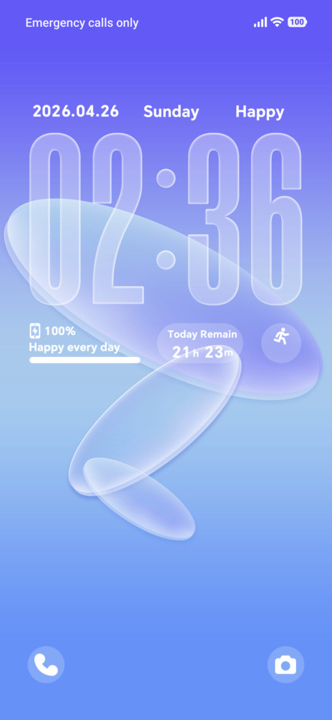 Blue Frost Glass screenshot
